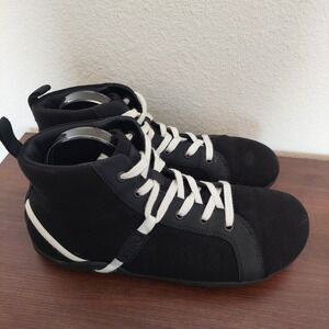 Xero Shoes Men's Toronto Mid Top Sneakers Black White Lace Up Size 10